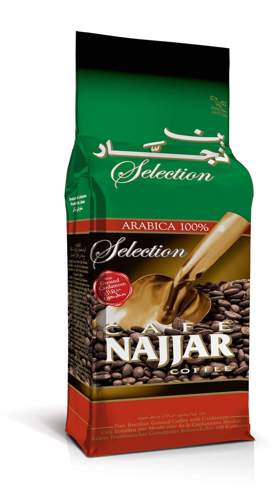 Amazon.com : Café Najjar, Turkish Coffee with Cardamom, 450 Gr